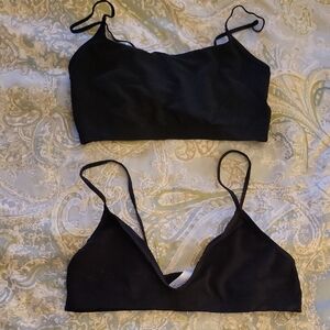 Black Bralette Set